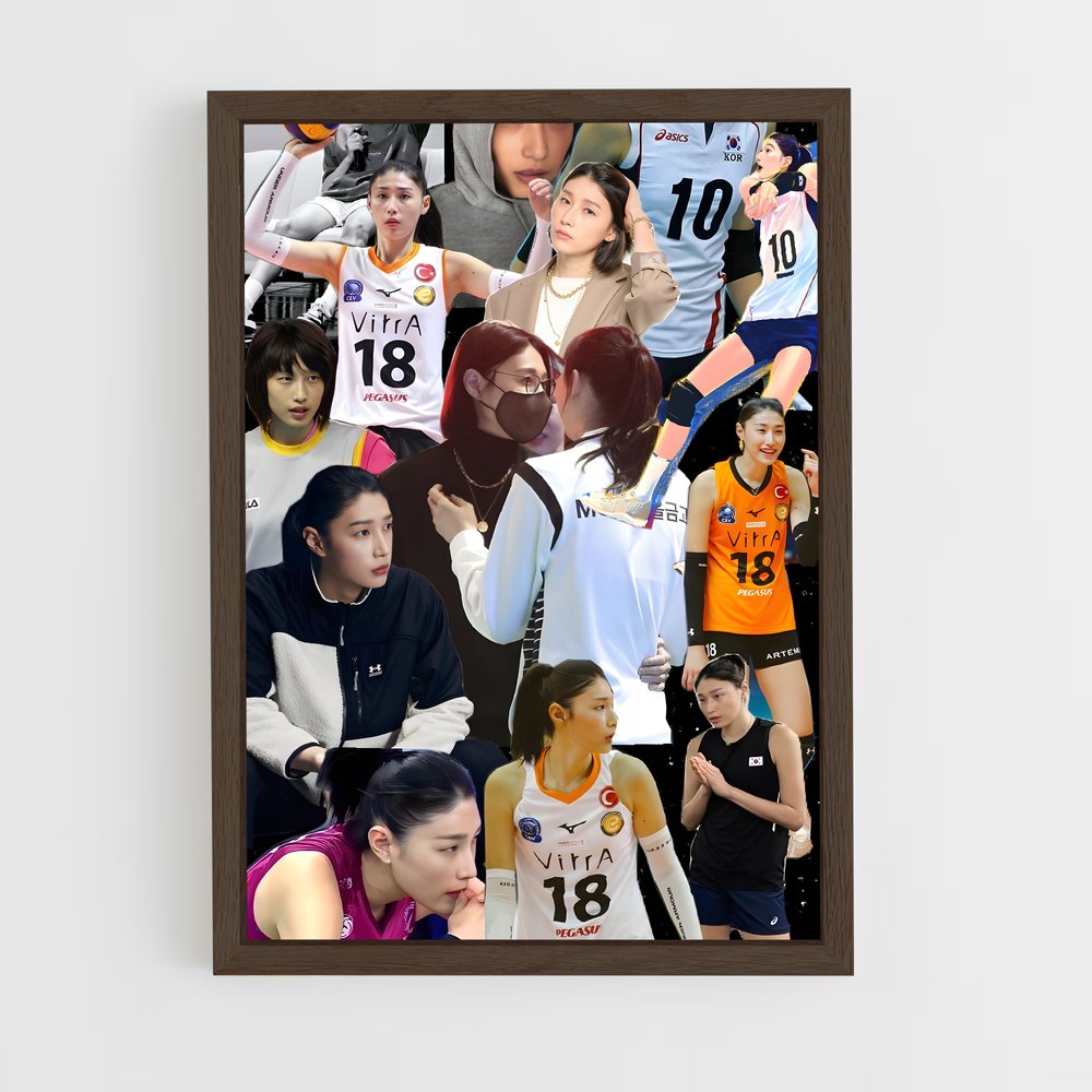 Poster Énergie Volleyeuse – affiche Volleyball (vue 5)